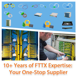 Divisor Óptico PLC Mini 1x8 1x16 1x2 1x4 SC UPC Monomodo Com Conector SC Mini-módulo Divisor de Fibra PLC Pig Tail - Product Image 4