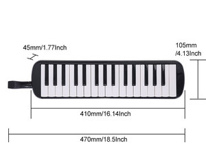 32คีย์และ37คีย์ melodica คีย์บอร์ดเปียโนนิ้วเครื่องดนตรีแบบกำหนดเอง - Product Image 2