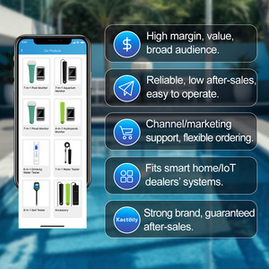 Neuer 7 in 1 ph Mete Digital Wifi <span class=keywords><strong>Tester</strong></span> TDS EC Salzgehalt Chlor TEMP PH ORP Wasser qualitäts messer für Schwimmbäder - Product Image 4