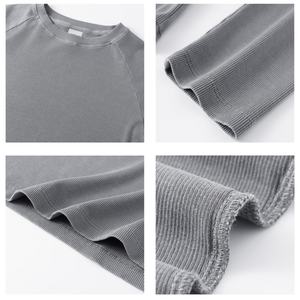 TKAN570D T-shirt de sport respirant pour femme en tissu tricoté de haute qualité, à séchage rapide, manches régulières, pour le yoga, la course à pied, la mode - Product Image 3