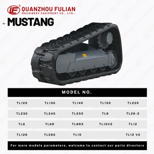 Fulian בניית מכונות הנעה חוסך עבור מוסטנג MTL 16 316 מסלול מטעין מסלול רולר סבבת בטלן גומי מסלול - Product Image 1