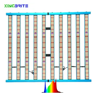 3800 قطعة المصابيح KingBrite 1000 W 2.9umol/j LM301H/LM281B + 660nm الأشعة فوق البنفسجية IR + الأزرق الملك برايت 1000 واط بار الصمام تنمو ضوء مصباح