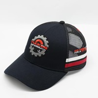 Locomotoras pesadas para montar, protector solar con gorra bordada americana de tendencia Retro