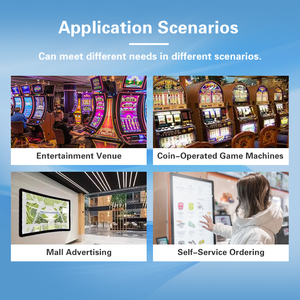 Écran tactile incurvé UHD de type J pour machine de jeu à monnayeur, affichage industriel personnalisé OEM - Product Image 5