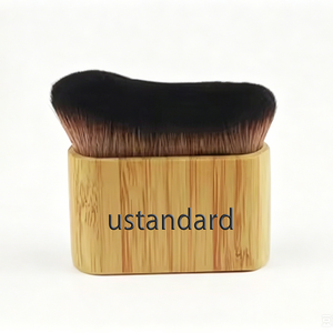 Brocha de Maquillaje de Bambú Multiusos para Rostro, Cuerpo y Piernas, para Difuminar Autobronceador, Bronceador, Brillo y Base, Herramienta Cosmética - Product Image 1