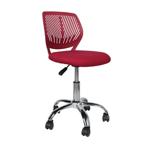 Simple Modern Red plastic kids and student study Bureau no armrest chair - Product Image 1