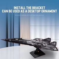 Reobrix 33039 Nuevo Avión de Reconocimiento Lockheed Martin SR-72, Bloques de Juguete para Armar, Modelo de Avión para Niños, Juego de Bloques de Construcción