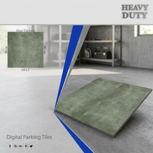 Baldosas de Porcelana Vitrificada Pulida Gris Mármol 40x40cm 12mm para Estacionamiento, 400x400mm, Esmaltadas, Resistentes, para Exteriores - Product Image 4