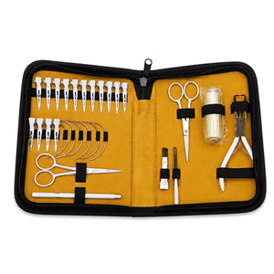 Professional Salon Quality Stainless Steel <b>Hair</b> Extension Tool Set with Duckbill <b>Clips</b> Removal Pliers & Thread Storage Pouch - Product Image 1
