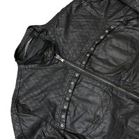 ChaoLing Fabricant de vêtements coupés et cousus Vêtements de haute qualité Vestes pour hommes Veste en cuir PU personnalisée Veste classique unie pour hommes