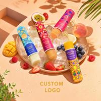 Tube à glace Calippo personnalisé avec logo, 90 ml, 105 ml, 120 ml, en papier, avec couvercle hermétique