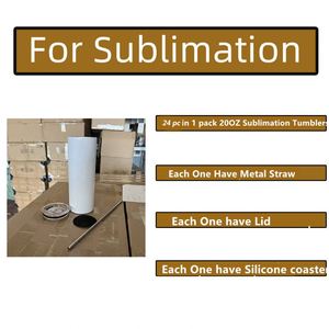 Gobelet isotherme fin à sublimation, en acier inoxydable vierge, 20 oz, avec bec verseur, livraison gratuite depuis notre entrepôt aux États-Unis, vente en gros - Product Image 4