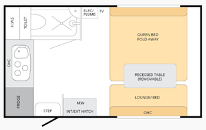 Ecocampor 14ft mini rv léger hors camping-car <span class=keywords><strong>caravane</strong></span> jouet transporteur pour 4 <span class=keywords><strong>personnes</strong></span> - Product Image 2