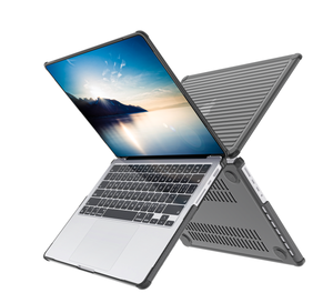 Двухслойный чехол для ноутбука в тонкую полоску Mac Book Air 15,3 дюймов с сертификацией MIL-STD-810H испытаний США. - Product Image 4