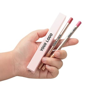 <span class=keywords><strong>Crayon</strong></span> à <span class=keywords><strong>lèvres</strong></span> en bois doré mat, crème, pour revendeurs, marque privée, marron - Product Image 2