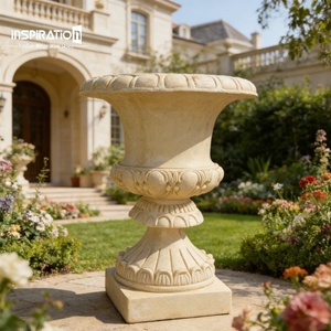Vaso in Pietra Barocca <span class=keywords><strong>per</strong></span> Complesso Residenziale, Fioriere in Pietra su Misura, Esportatore di Urne Artistiche Personalizzate, Produttore - Product Image 1