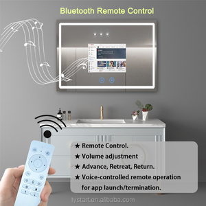 Espejo Inteligente Rectangular Moderno <span class=keywords><strong>de</strong></span> Nuevo Diseño con Pantalla Táctil, Control Remoto, Control por <span class=keywords><strong>Voz</strong></span>, Espejo <span class=keywords><strong>de</strong></span> Pared Iluminado para Gimnasio - Product Image 4