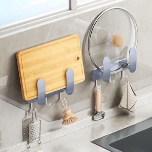 Organizador de Cocina para Montar en la Pared, Estante para Tablas de Cortar, Portaplatos, Almacenamiento de Tapas de Ollas, Accesorios de Cocina - Product Image 1