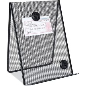 Portadocumentos de Metal con Malla Metálica, Capacidad para 35 Hojas, Color Negro Metálico - Product Image 2
