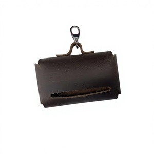 Pochette Distributrice de Sacs à Crottes de Chien en Cuir Véritable de Luxe, Portable, pour Extérieur, Porte-Sacs à Crottes en Cuir Véritable - Product Image 4