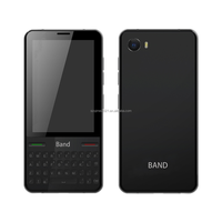 Téléphones 4G qwerty avec clavier personnalisé, en métal, ultra-fin, de haute qualité, pour le travail, avec game de java