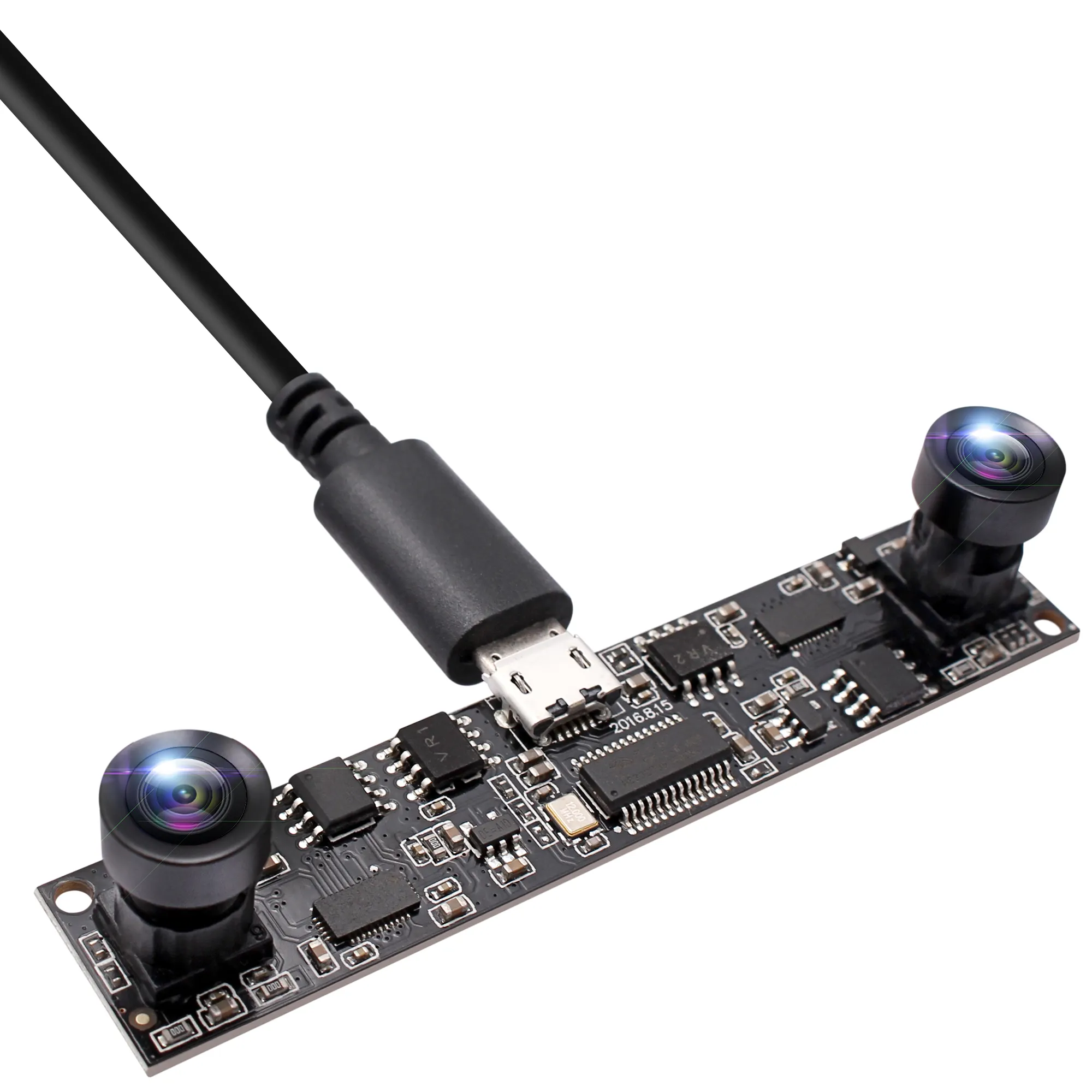 ELP 1.3MP Mini USB Stereo Camera Module 1280*720 CMOS OV9712 Dual lens VR Camera