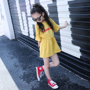 Ventes en gros de robes d'été en coton pour petites filles avec modèles - Product Image 5