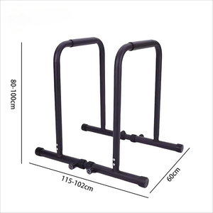 Barras Paralelas de Acero Ajustables en Altura, Plegables y Portátiles con Función Antideslizante para Ejercicios con Peso Corporal - Product Image 5