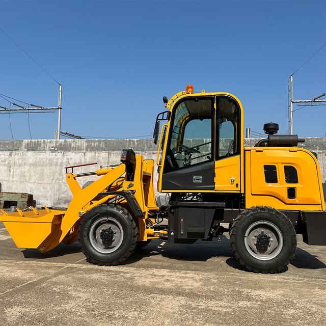 Free Shipping Large Diesel Wheel Loader  2 Ton  Mining Operations Big Loaders EPA Engine Heavy-Duty Traction Loaders
