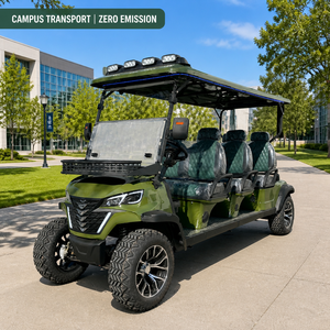 <span class=keywords><strong>Voiture</strong></span> de golf électrique 60V pour 6 passagers, frein hydraulique double <span class=keywords><strong>circuit</strong></span>, suspension MacPherson, sécurité anti-coup de manivelle brevetée, vente en gros - Product Image 1