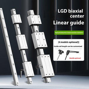 LGD thép đôi trục khóa thanh trượt hướng dẫn tuyến tính cho nhiếp ảnh chế biến gỗ & máy móc <span class=keywords><strong>CNC</strong></span> 6/8/12/16 lõi mang - Product Image 5