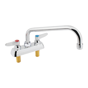 Robinet de cuisine haut de gamme en laiton chromé avec bec pivotant, mitigeur eau chaude et froide pour la maison et les restaurants - Product Image 1