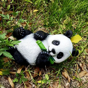 รูปปั้นแพนด้ากังฟู LED ลวดลาย<span class=keywords><strong>3D</strong></span> รูปปั้นไฟเบอร์กลาสกันน้ำสำหรับตกแต่งสวนกลางแจ้งภูมิทัศน์ IP65 - Product Image 6