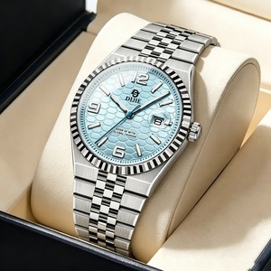Nouvelle montre de luxe avec calendrier, aiguilles lumineuses, étanche 30M, boîtier en alliage, cadran de 40 mm, mouvement Chenlong à quartz - Product Image 3