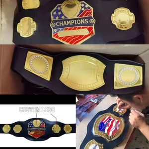Cinturón de Campeonato de <span class=keywords><strong>Boxeo</strong></span> y <span class=keywords><strong>Lucha</strong></span> Libre Personalizado, Cinturón de <span class=keywords><strong>Boxeo</strong></span> de la Mejor Calidad, Superventas, con Logotipo Personalizado por Elegant Sports - Product Image 4