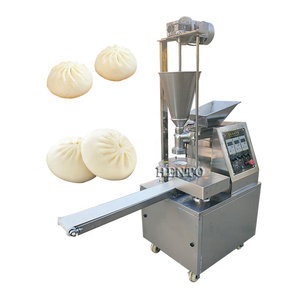 Petit-Déjeuner chinois Légumes Baozi Fabricant/Viande Pain Farci à la vapeur Faisant La Machine/Momo Baozi Machine de Remplissage - Product Image 4