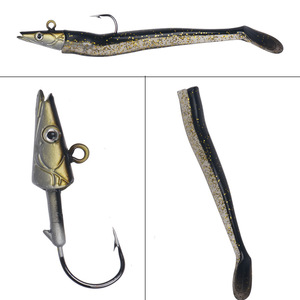 Señuelo de Pesca Integrado con Cebo Suave, 13cm 16g, Cola en T, para Pesca de Lubina en Agua Dulce - Product Image 2