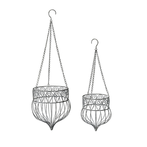 Antiguo planta colgante maceros de Hierro forjado Para chinos maseteros Para plantas - Product Image 1