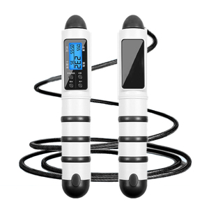Compteur numérique LED professionnel de haute qualité pour entraînement sportif en salle de sport, capteur intelligent, enregistrement des données, minuteur intelligent, corde à sauter en fil d'acier - Product Image 1