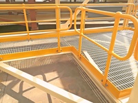Balustrades peintes mains courantes rampe de tuyauterie pour plates-formes industrielles