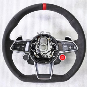 Volante de fibra de carbono YLD para Audi RS RS3 RS4 RS5 RS6 RS7 <span class=keywords><strong>S</strong></span>-<span class=keywords><strong>Line</strong></span>, modelos <span class=keywords><strong>2017</strong></span>-2020 S3 S4 S5 S6 - Product Image 5