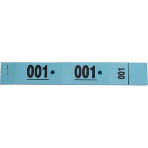Boletos para Vestuario Numerados del 1 al 1000 - 3 Perforaciones Desmontables para Colgar en Perchas - Product Image 1