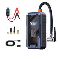 Démarreur de Voiture Portable 6000 mAh avec Compresseur d'Air 150 PSI pour Motos et Urgences Automobiles – Sortie d'Usine OEM
