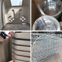 Abri robuste pour veau, résistant aux intempéries, pour système d'élevage laitier, abri individuel pour veau, enclos pour veau résistant aux UV