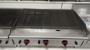 Parrilla de piedra volcánica para barbacoa de alta eficiencia, máquina comercial de parrilla de rocas de lava, parrilla de roca de Gas LPG a la venta - Product Image 6