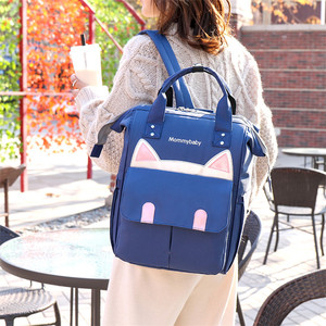 Bolsa de Pañales Multifuncional Impermeable con Logotipo Personalizado, Bolsa de Mano Grande para <span class=keywords><strong>Mamá</strong></span>, Mochila para Pañales Húmedos - Product Image 4