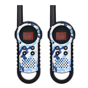 <span class=keywords><strong>Talkie</strong></span>-<span class=keywords><strong>walkie</strong></span> portable UHF 400-470 MHz avec écran LCD rétroéclairé vert, portée de 3-5 <span class=keywords><strong>km</strong></span>, <span class=keywords><strong>80</strong></span> canaux, prise pour écouteurs, 3 piles AAA, 0,5 W, pour enfants - Product Image 1