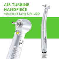 Pièce à main dentaire à LED haute vitesse, turbine à air auto-alimentée type CX EA100 avec générateur E
