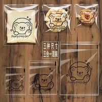 Sacs d'emballage transparents réutilisables en OPP pour biscuits, gâteaux, bonbons - Sacs individuels auto-scellants