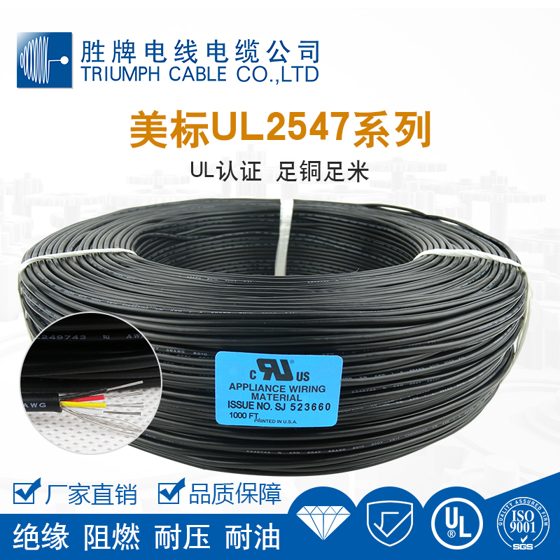 300vPVCマルチコンダクターシールド28awg4コアAWM2547ケーブル